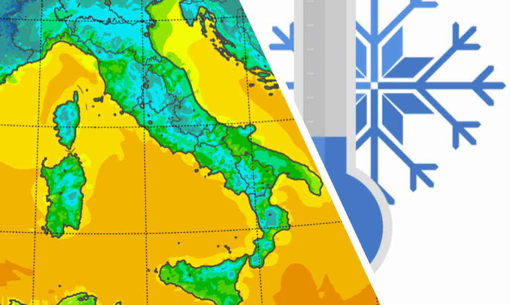 temperature minime italia oggi