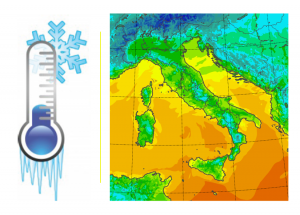 temperature minime italia oggi