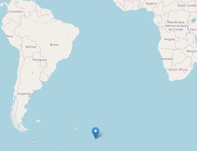 terremoto Georgia del Sud e Isole Sandwich Australi