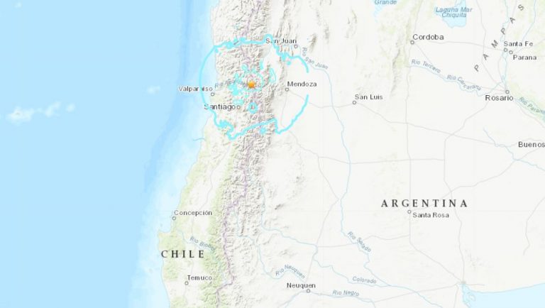 terremoto argentina cile