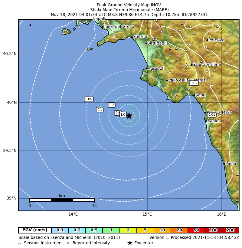 terremoto campania