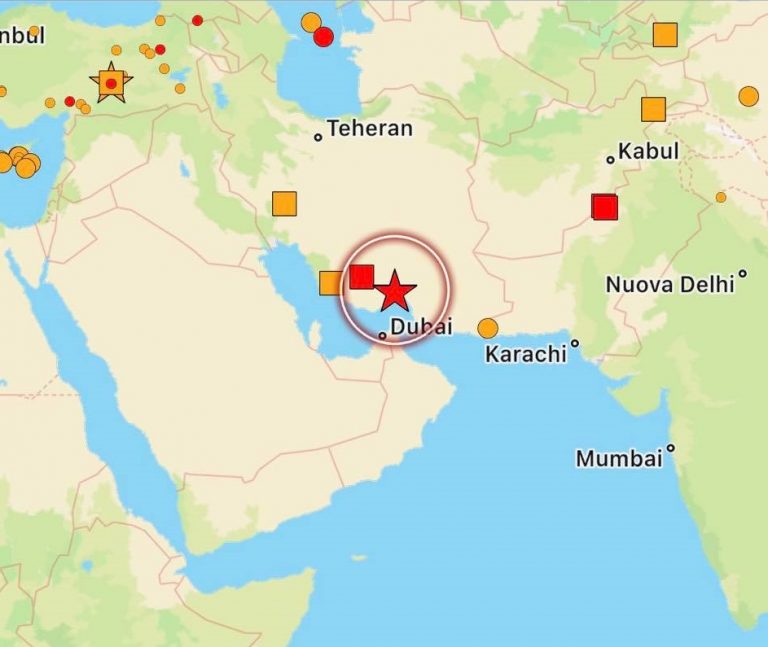 terremoto iran dubai