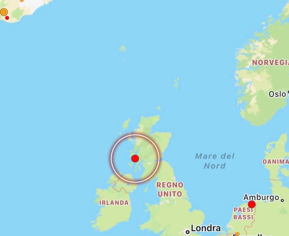 terremoto scozia