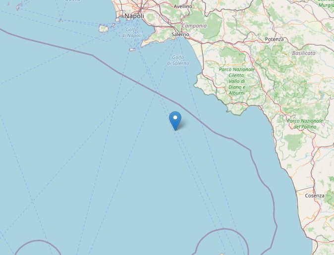 terremoto tirreno meridionale