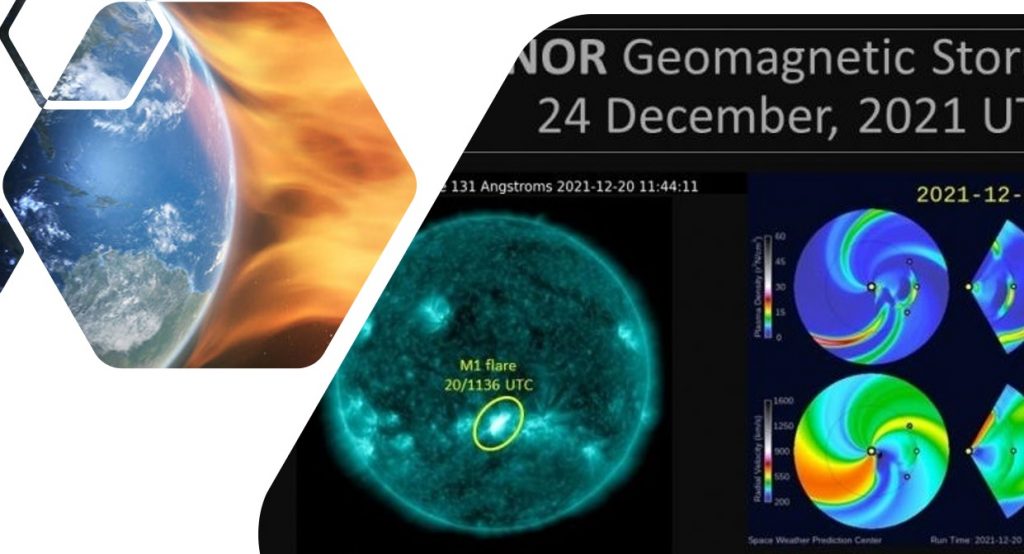 24 25 dicembre tempesta geomagnetica g1