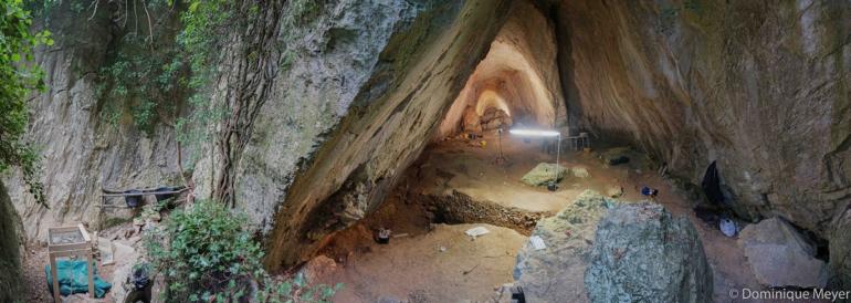 La grotta di Arma Veirana dove è avvenuto il ritrovamento