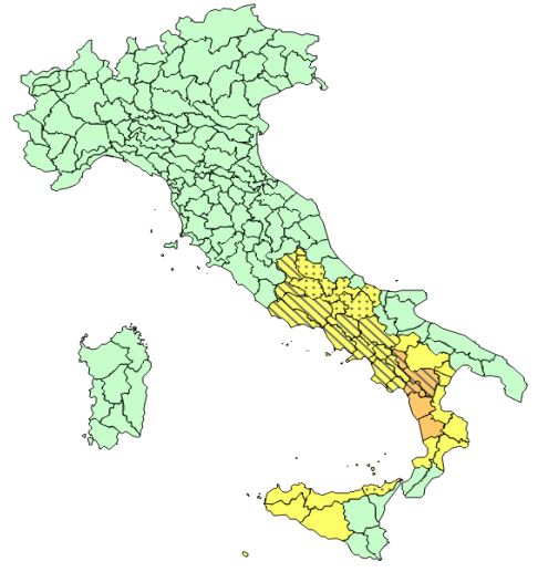 allerta meteo 5 dicembre