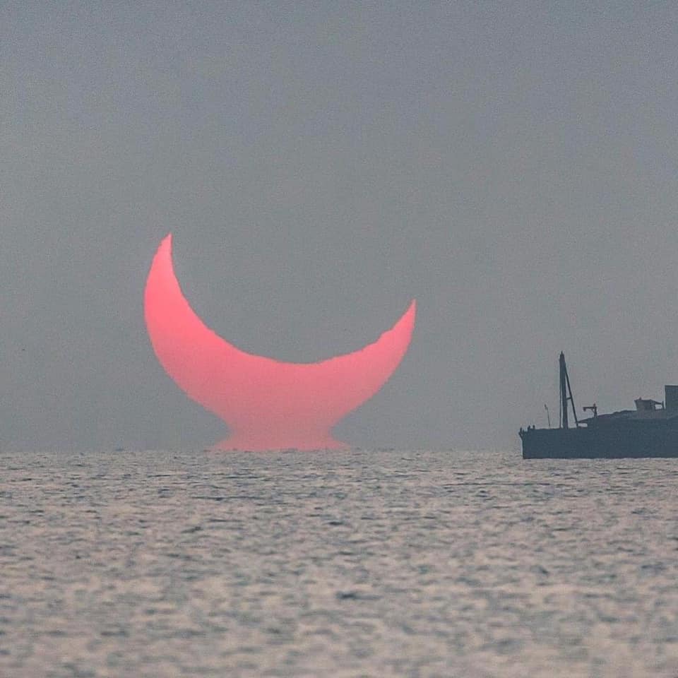 eclissi anulare qatar 2019