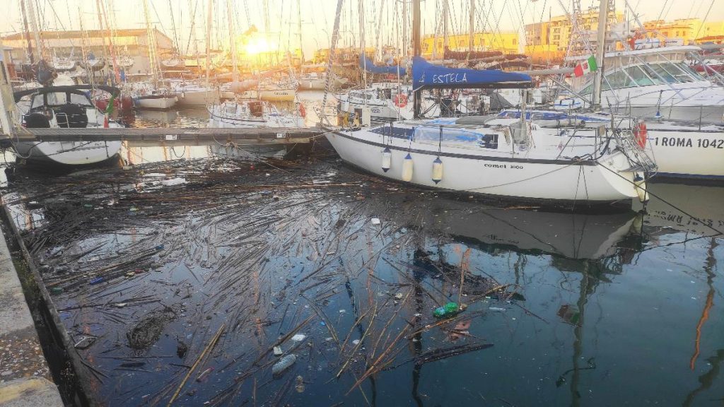 maltempo darsena fiumicino