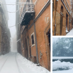Maltempo, Marche nella morsa di forti precipitazioni e vento: fitta nevicata avvolge Camerino [FOTO]