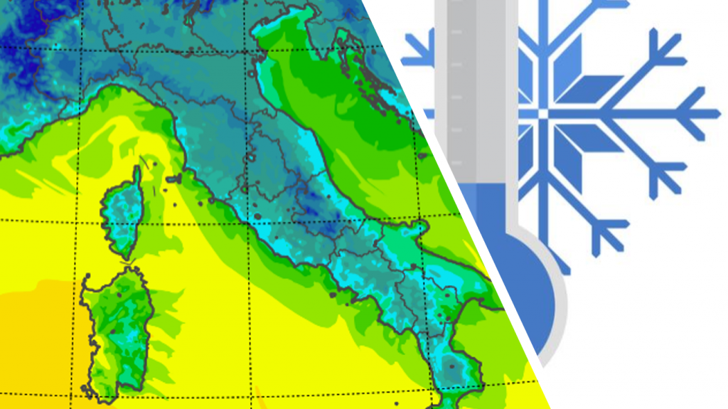 temperature minime italia oggi