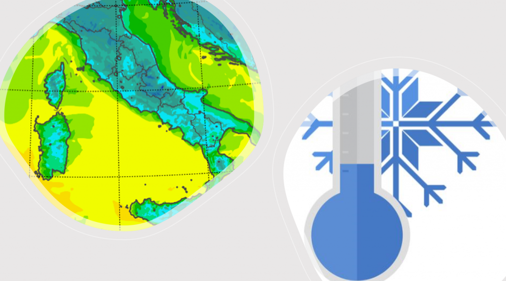 temperature minime italia oggi