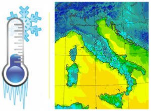 temperature minime italia oggi