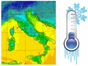 temperature minime italia oggi