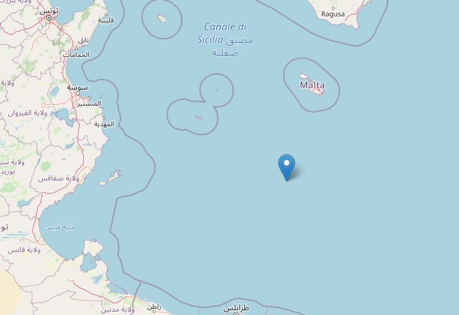 terremoto malta lampedusa