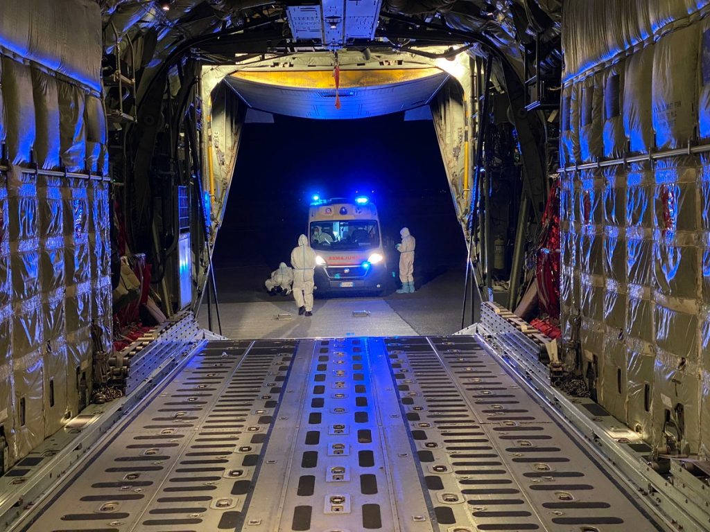 trasporto Aeronautica Militare Lamezia