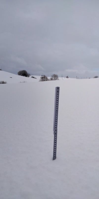neve nel Sannio beneventano