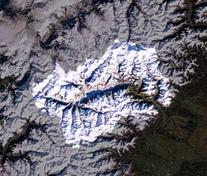 Valle d'Aosta mappa spazio