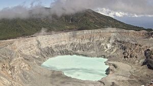 Vulcano Poás in Costa Rica