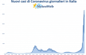 coronavirus grafico italia 13 gennaio 2022