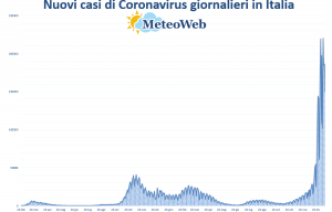 coronavirus grafico italia 16 gennaio 2022