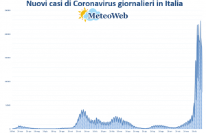 coronavirus grafico italia 24 gennaio 2022