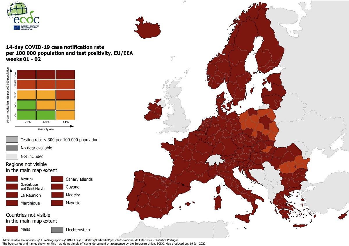 covid mappe ecdc