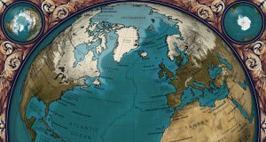 europa america mappa emisfero nord