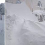 Maltempo, piogge torrenziali e forti nevicate in Grecia: sepolta l’isola di Samotracia, colpita da blizzard per 12 ore – FOTO