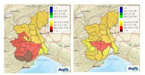 precipitazioni dati arpa piemonte