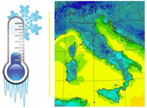 temperature minime italia oggi