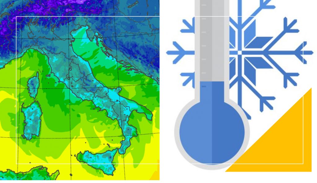 temperature minime italia oggi
