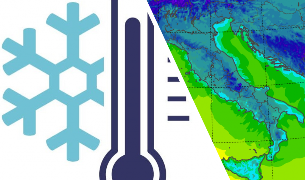 temperature minime italia oggi