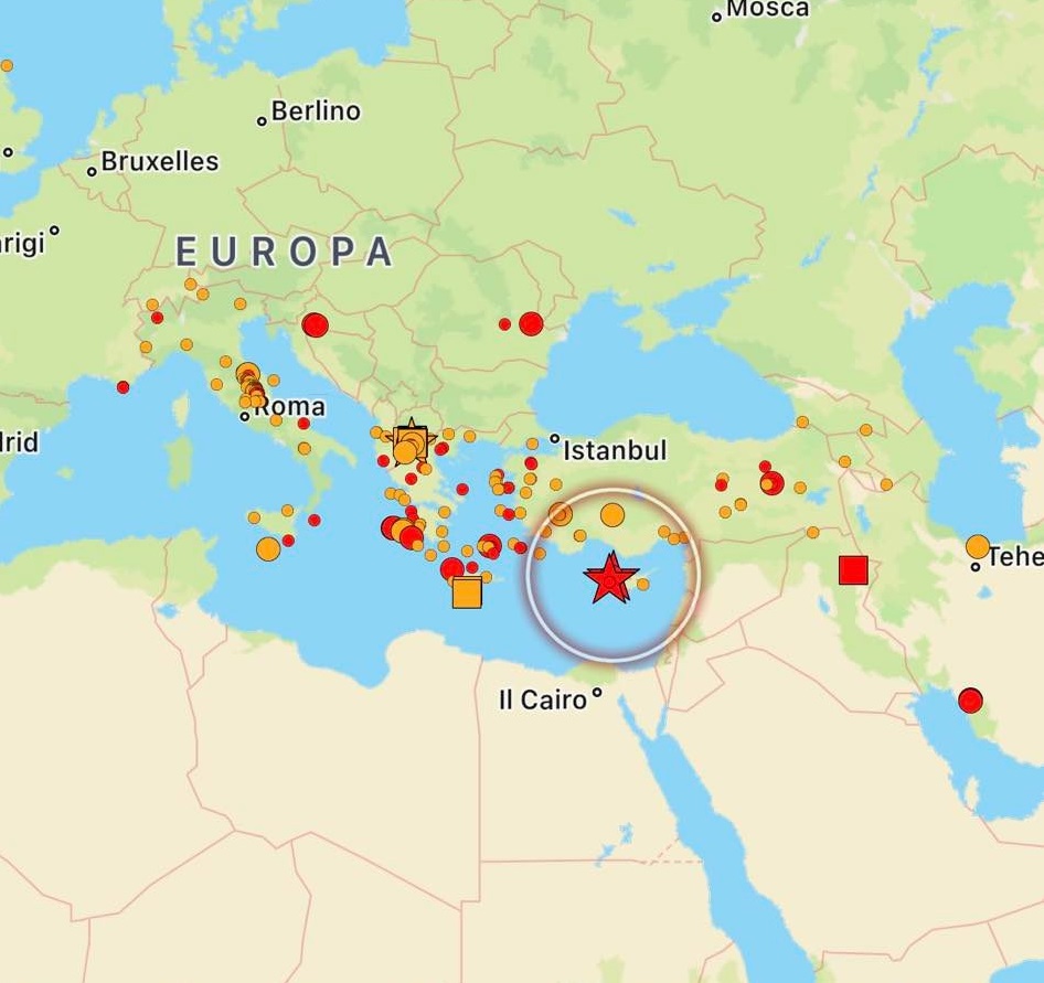 terremoto cipro