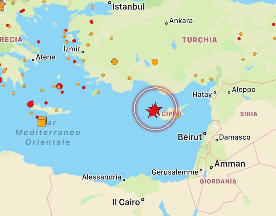 terremoto cipro