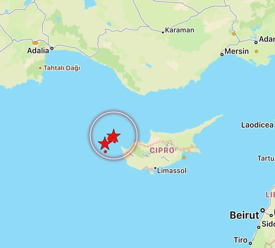 terremoto cipro