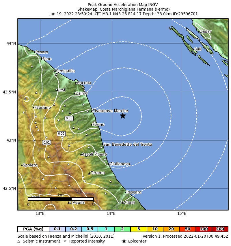 terremoto oggi marche