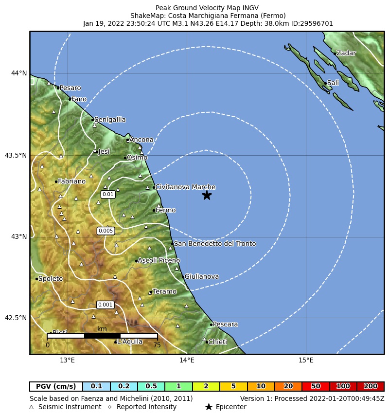terremoto oggi marche