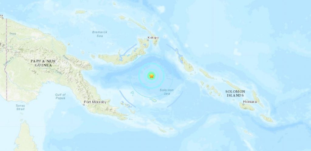 terremoto papua nuova guinea