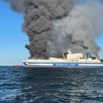Incendio traghetto Euroferry Olympia: ancora 2 persone intrappolate a bordo