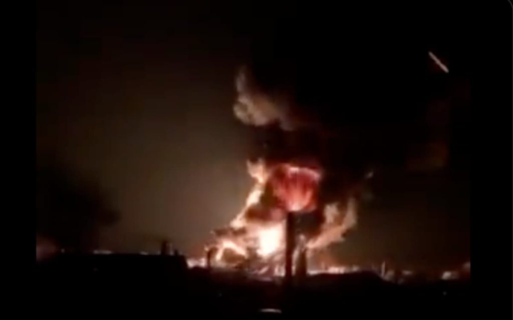 Guerra Ucraina deposito petrolifero kiev
