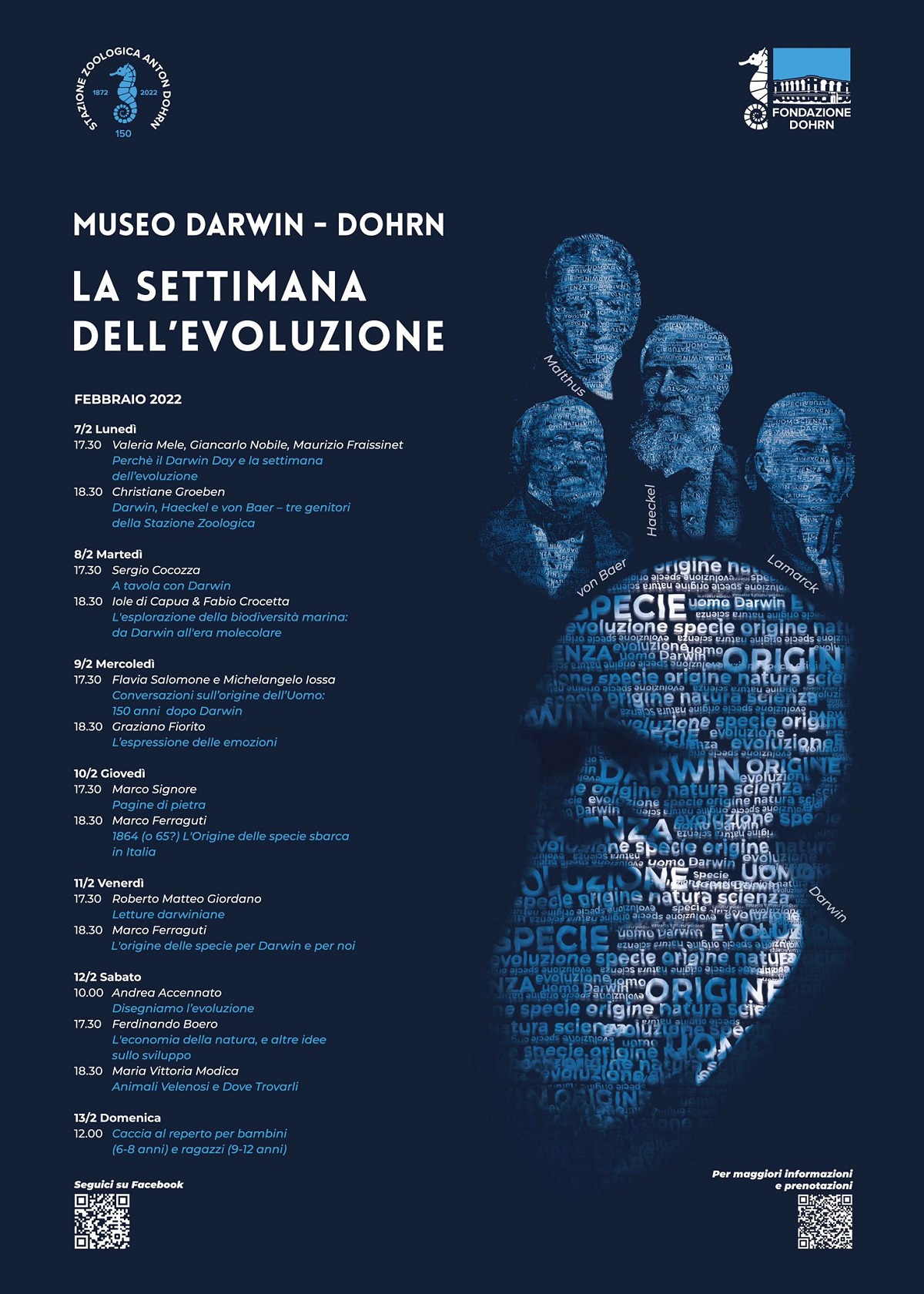 Locandina Settimana dell'Evoluzione