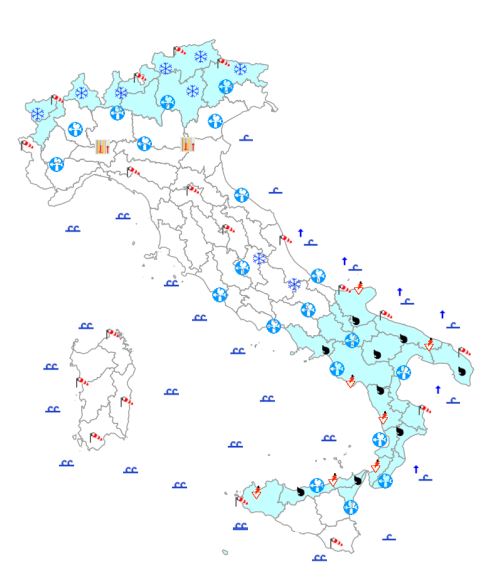 allerta meteo 7 febbraio