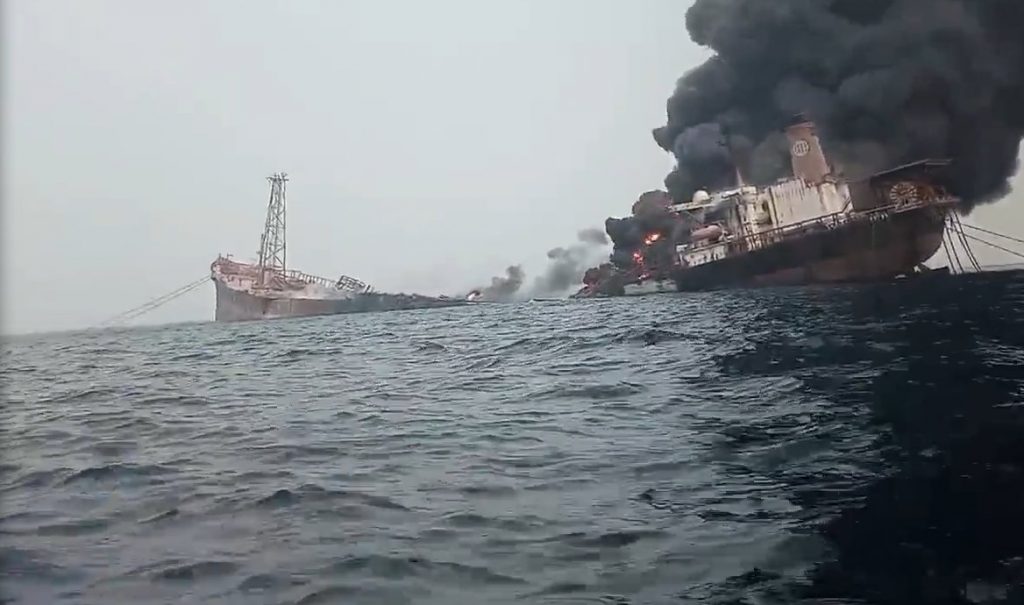 esplosione nave nigeria