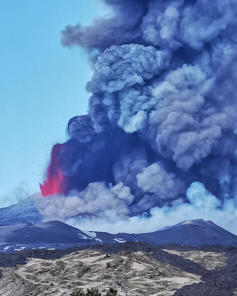 etna eruzione 21 febbraio 2022