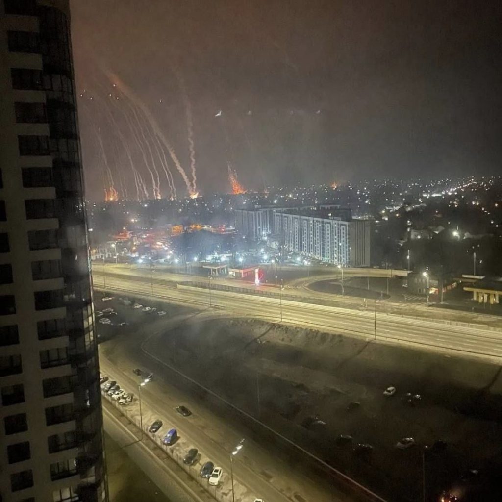 guerra ucraina kiev attacco