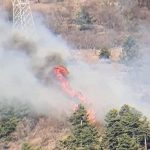 Ancora incendi in Piemonte: bruciano i boschi di Chianocco, in Val Susa – FOTO