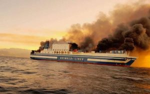 incendio euroferry olympia grimaldi lines
