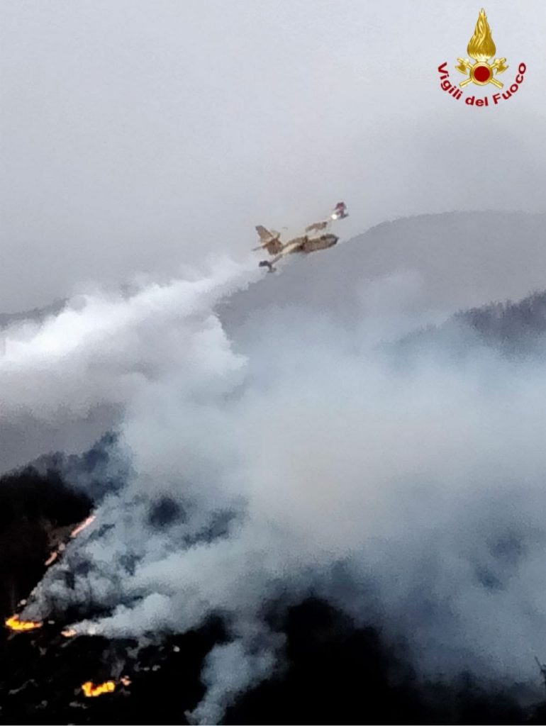 incendio gurro piemonte