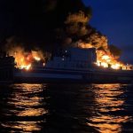 Incendio sul traghetto Euroferry Olympia, il racconto del comandante della GdF: “evento spaventoso, molta apprensione, c’erano persone che piangevano”